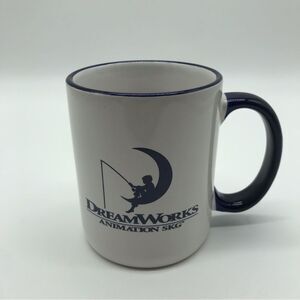 DreamWorks Animation SKG White Blue Coffe Mug Dishware Gift Cup Kitchen